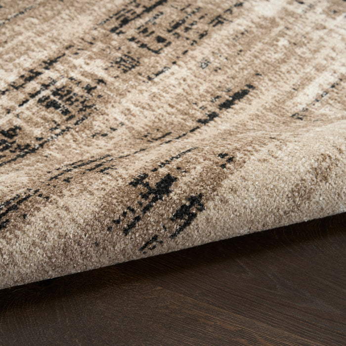 Nourison Home - Washable Decor Ivory/Mocha Area Rug WSD08