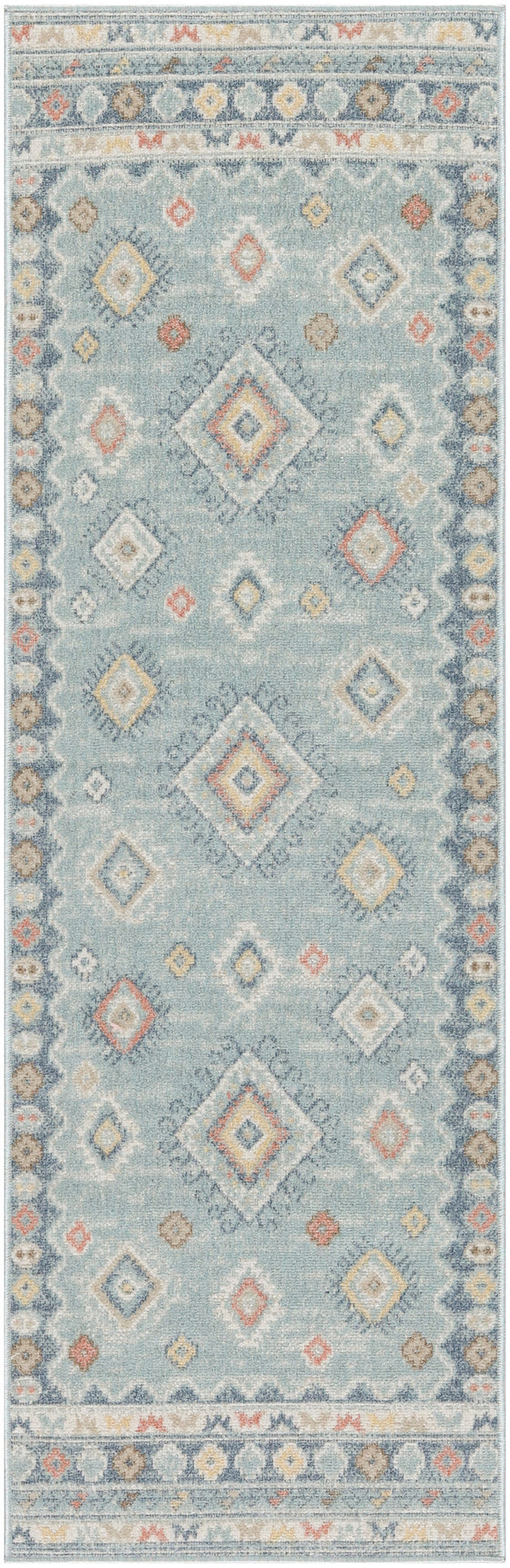 The Rug Corner Nourison Home Washable Decor WSD03 LTBLU Area Rugs