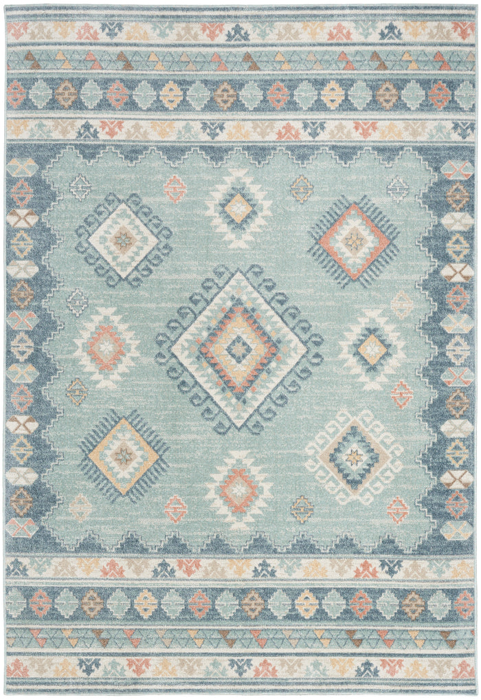 The Rug Corner Nourison Home Washable Decor WSD03 LTBLU Area Rugs
