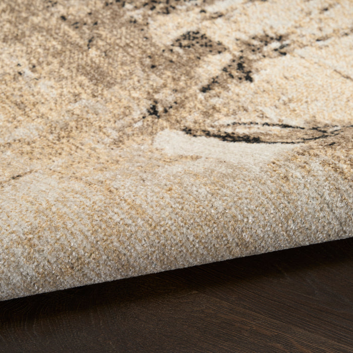 Nourison Home - Washable Decor Mocha Area Rug WSD09