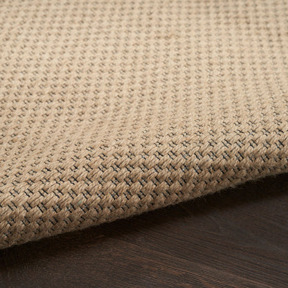 The Rug Corner Nourison Home Washable Jute WSJ03 NATRL Area Rugs