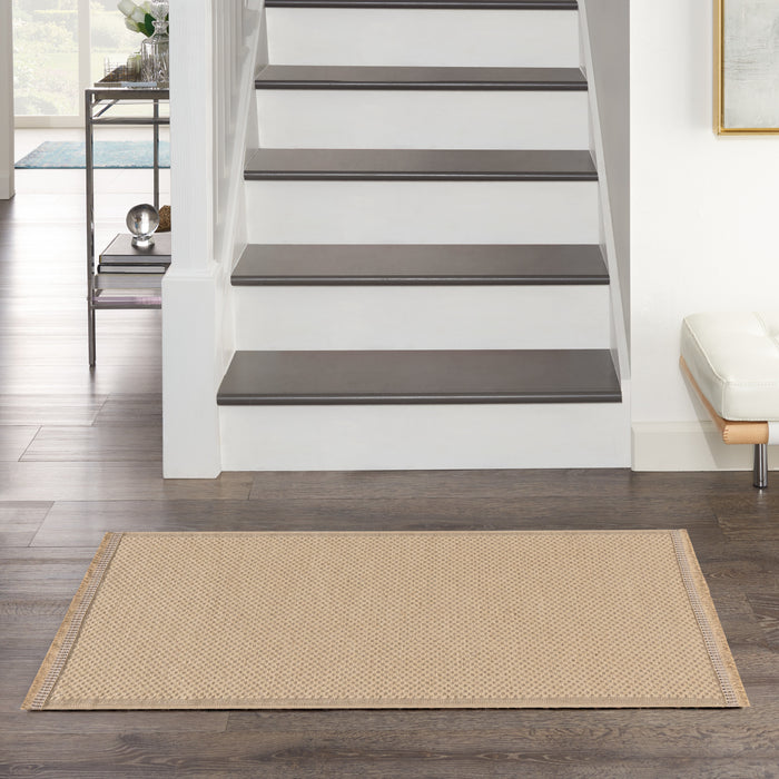 The Rug Corner Nourison Home Washable Jute WSJ03 NATRL Area Rugs