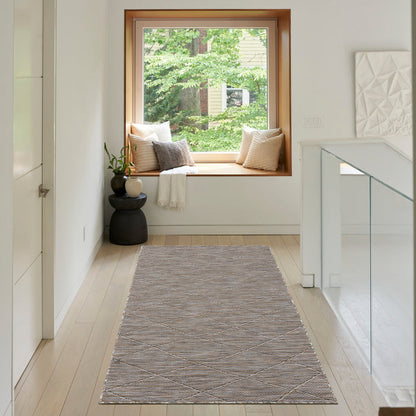 The Rug Corner Nourison Home Nourison Home - WAshable Solutions Grey/Mocha Area Rug WSL01