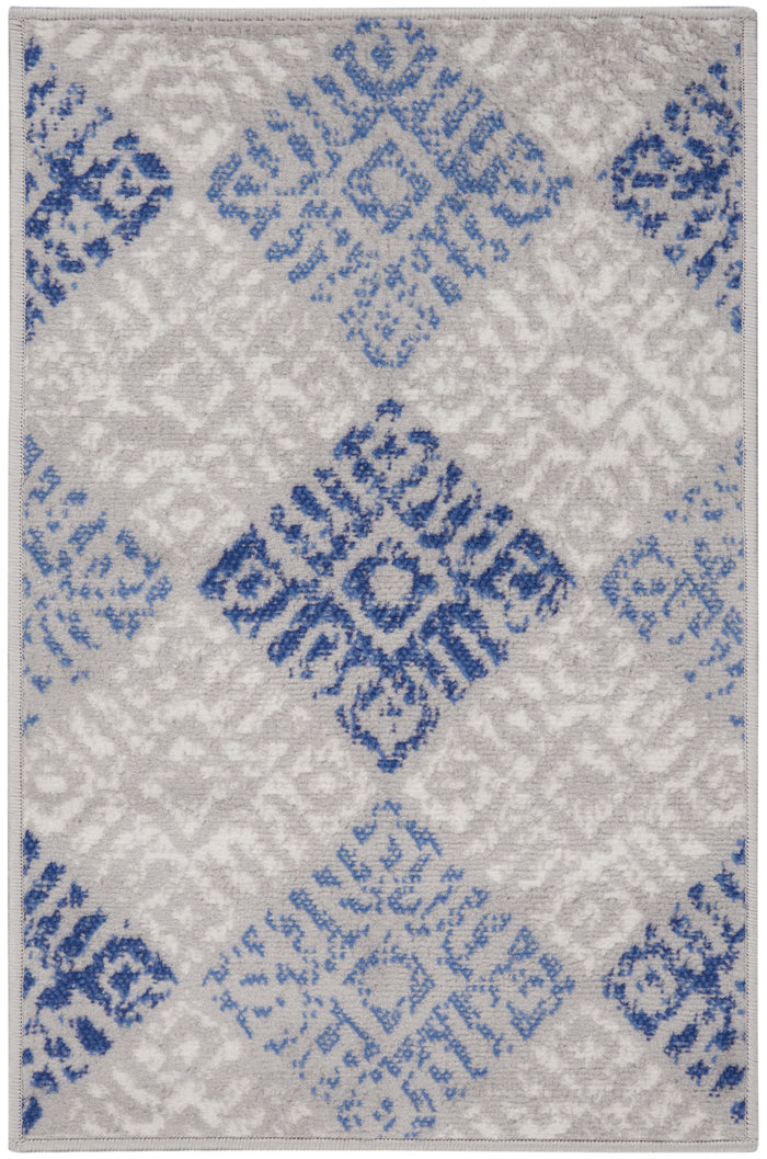 The Rug Corner Nourison Home Whimsicle WHS18 GRYBL Area Rugs