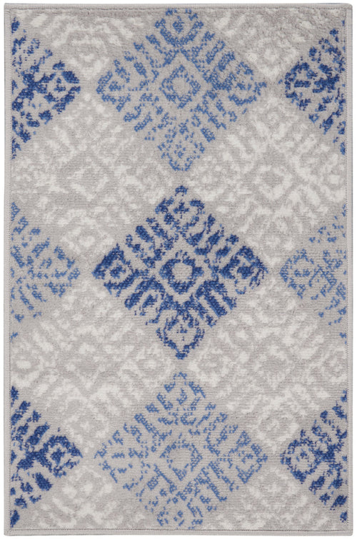The Rug Corner Nourison Home Whimsicle WHS18 GRYBL Area Rugs