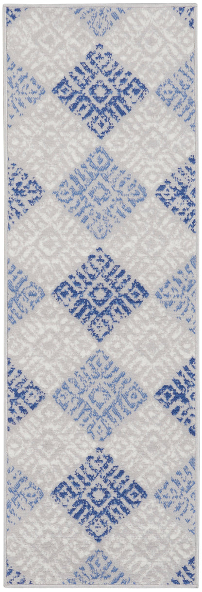 The Rug Corner Nourison Home Whimsicle WHS18 GRYBL Area Rugs