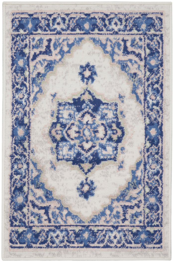 The Rug Corner Nourison Home Whimsicle WHS03 IVBLU Area Rugs