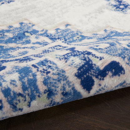 The Rug Corner Nourison Home Whimsicle WHS03 IVBLU Area Rugs