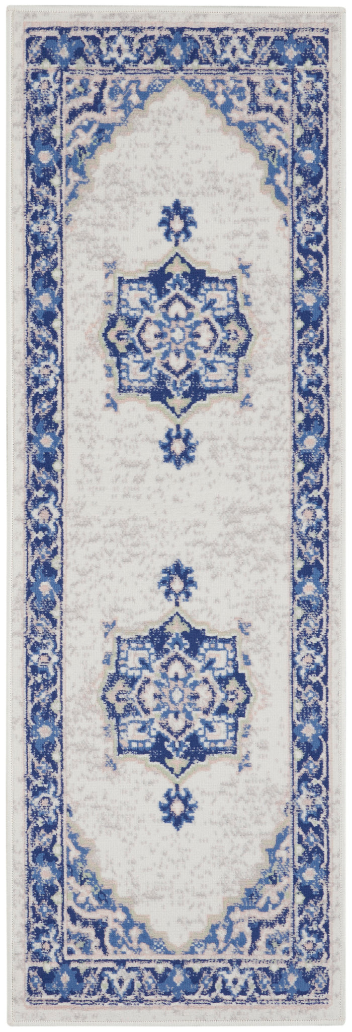 The Rug Corner Nourison Home Whimsicle WHS03 IVBLU Area Rugs