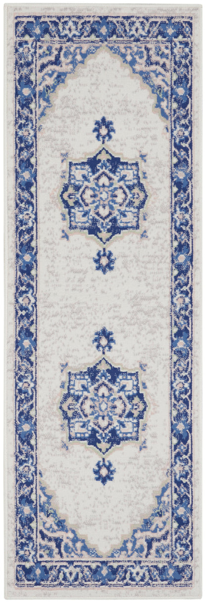 The Rug Corner Nourison Home Whimsicle WHS03 IVBLU Area Rugs