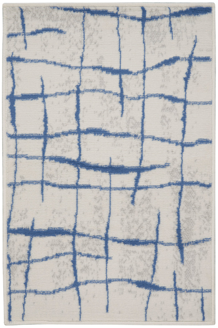 The Rug Corner Nourison Home Whimsicle WHS09 IVBLU Area Rugs