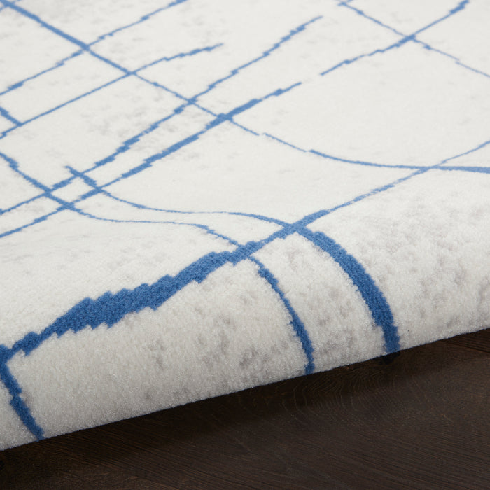 The Rug Corner Nourison Home Whimsicle WHS09 IVBLU Area Rugs