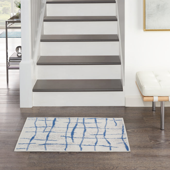 The Rug Corner Nourison Home Whimsicle WHS09 IVBLU Area Rugs