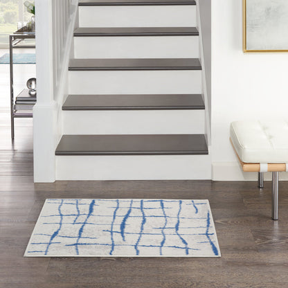 The Rug Corner Nourison Home Whimsicle WHS09 IVBLU Area Rugs