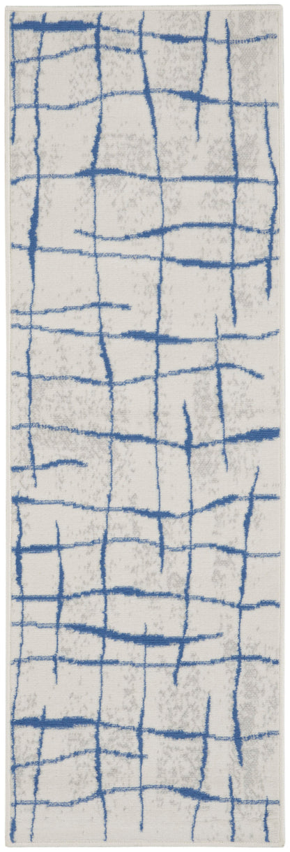 The Rug Corner Nourison Home Whimsicle WHS09 IVBLU Area Rugs