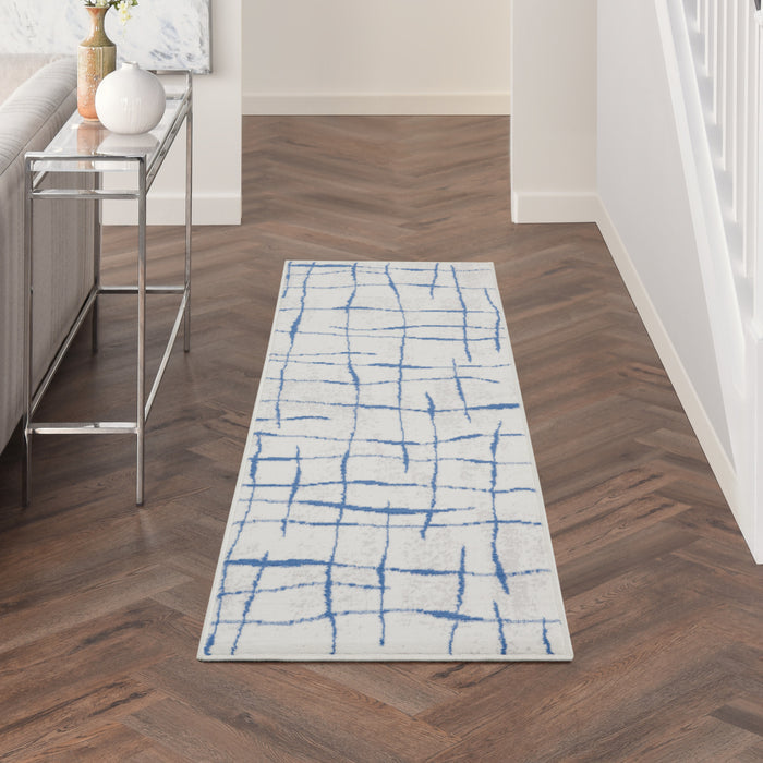 The Rug Corner Nourison Home Whimsicle WHS09 IVBLU Area Rugs