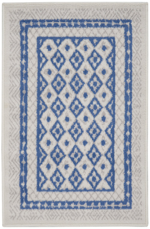The Rug Corner Nourison Home Nourison Home - Whimsicle Ivory/Blue Area Rug WHS13