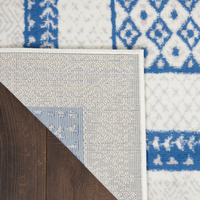 The Rug Corner Nourison Home Nourison Home - Whimsicle Ivory/Blue Area Rug WHS13