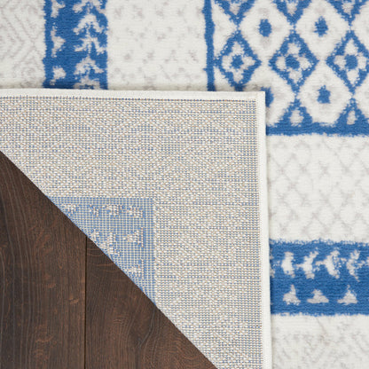 The Rug Corner Nourison Home Nourison Home - Whimsicle Ivory/Blue Area Rug WHS13