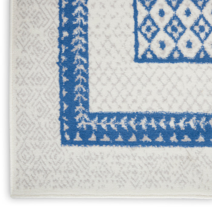 The Rug Corner Nourison Home Nourison Home - Whimsicle Ivory/Blue Area Rug WHS13
