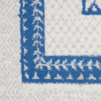 The Rug Corner Nourison Home Nourison Home - Whimsicle Ivory/Blue Area Rug WHS13