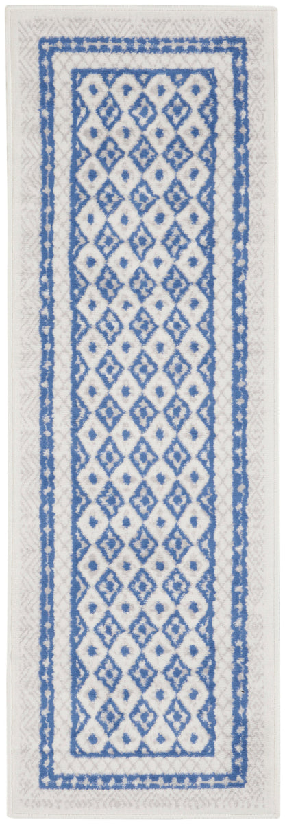 The Rug Corner Nourison Home Nourison Home - Whimsicle Ivory/Blue Area Rug WHS13