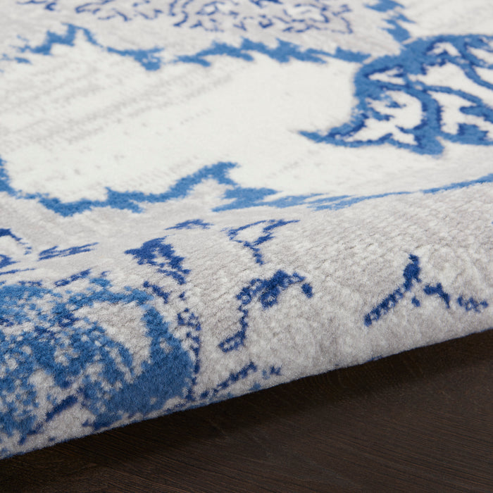 The Rug Corner Nourison Home Nourison Home - Whimsicle Ivory/Blue Area Rug WHS14