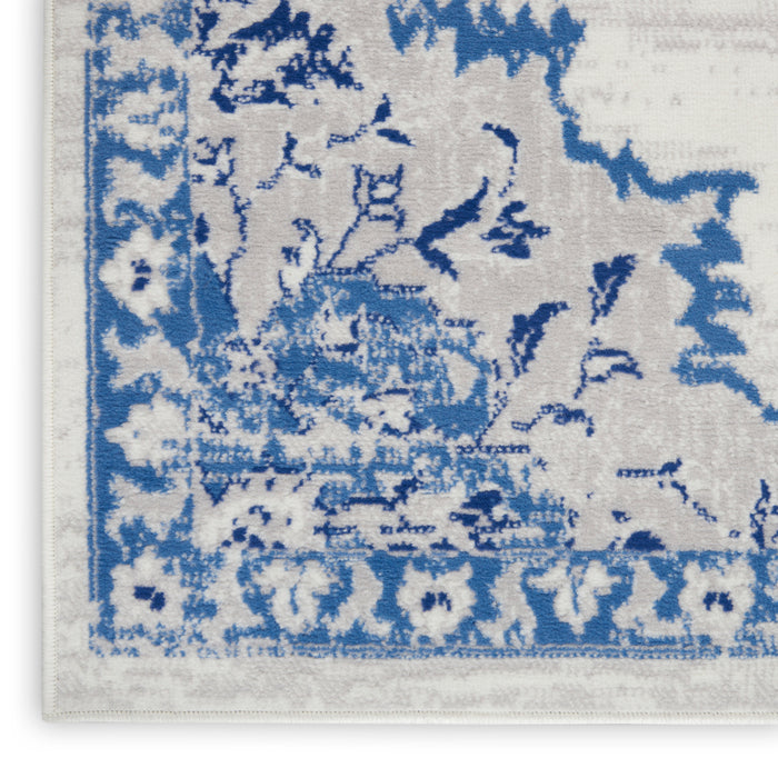 The Rug Corner Nourison Home Nourison Home - Whimsicle Ivory/Blue Area Rug WHS14