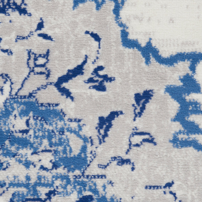 The Rug Corner Nourison Home Nourison Home - Whimsicle Ivory/Blue Area Rug WHS14