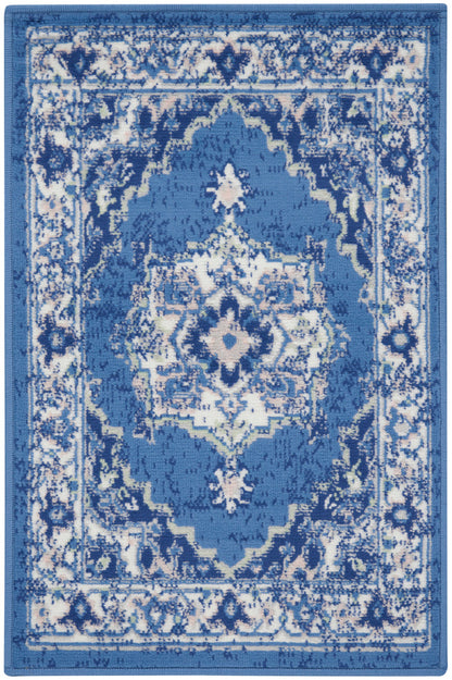 The Rug Corner Nourison Home Nourison Home - Whimsicle Navy Area Rug WHS03