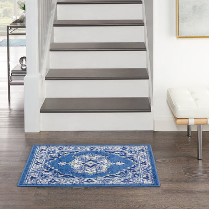 The Rug Corner Nourison Home Nourison Home - Whimsicle Navy Area Rug WHS03
