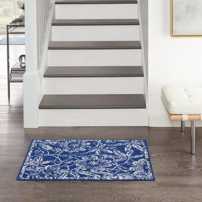 The Rug Corner Nourison Home Nourison Home - Whimsicle Navy Area Rug WHS05