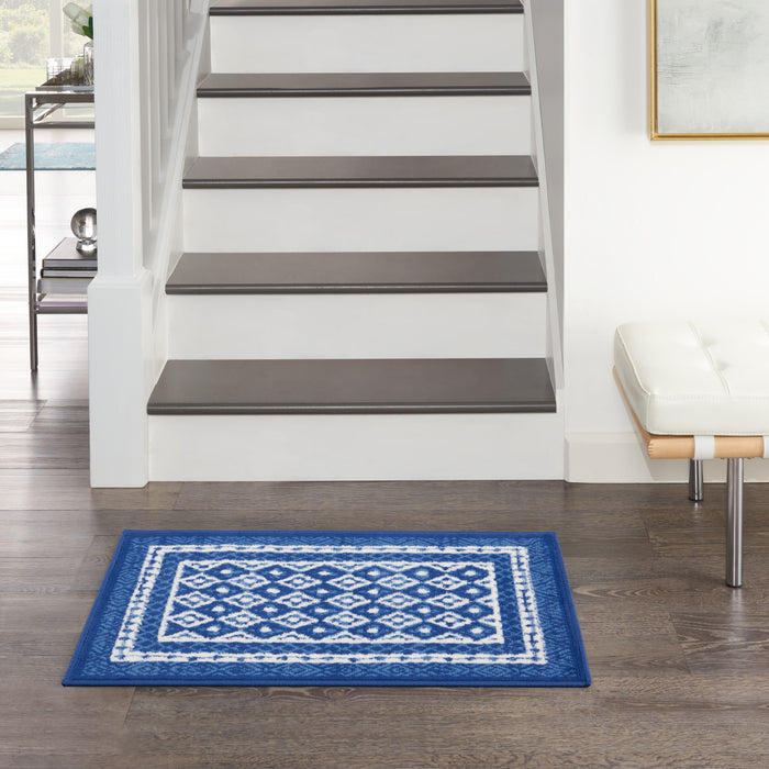 The Rug Corner Nourison Home Nourison Home - Whimsicle Navy Area Rug WHS13