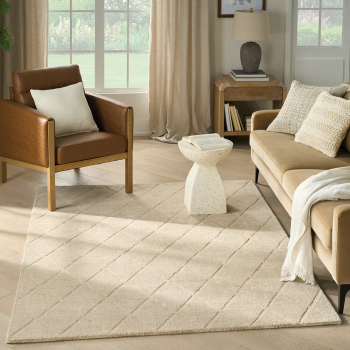 Nourison Home - Wool Haven Beige Area Rug WOH01