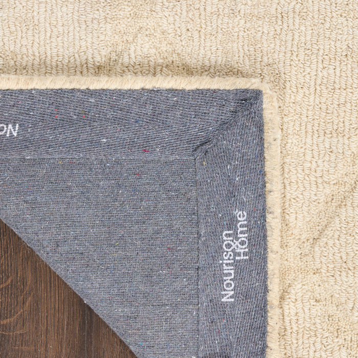 The Rug Corner Nourison Home Wool Haven WOH01 IVORY Area Rugs