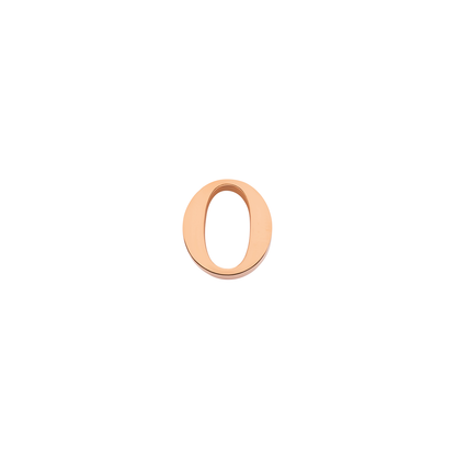 Made Mine Charms - Didot Initial Charm (Rose Gold)