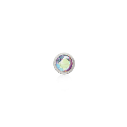 Custom Retro Birthstone (Silver)
