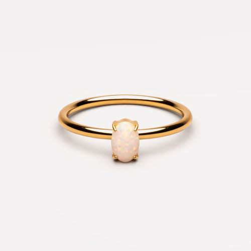 Oval Opal Ring