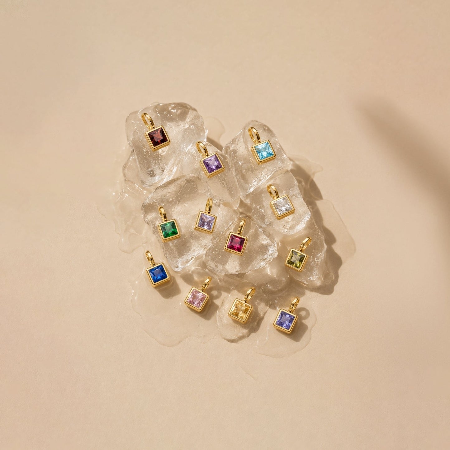 Paperclip Birthstone Necklace