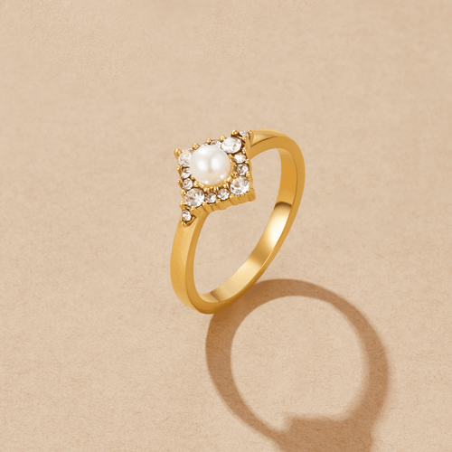 Pearl & Crystal Eternity Ring