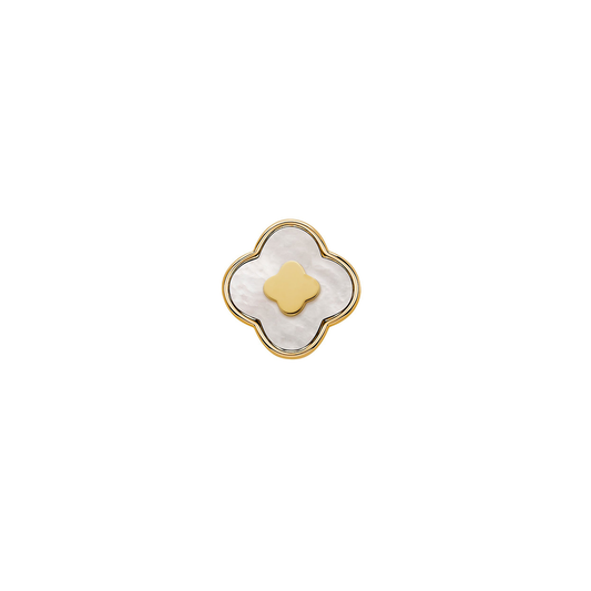 Pearl Clover Charms (Gold) - Clover