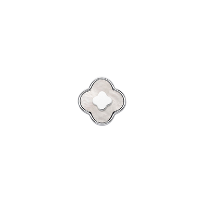Rose Quartz Clover Charms (Gold) - Clover