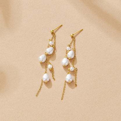 Penelope Pearl Drop Earrings