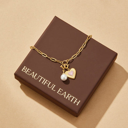 Pia Chain Link Charm Bracelet