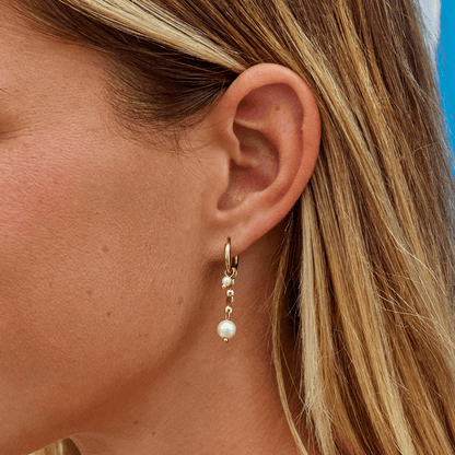 Rini Pearl Tassel Earrings