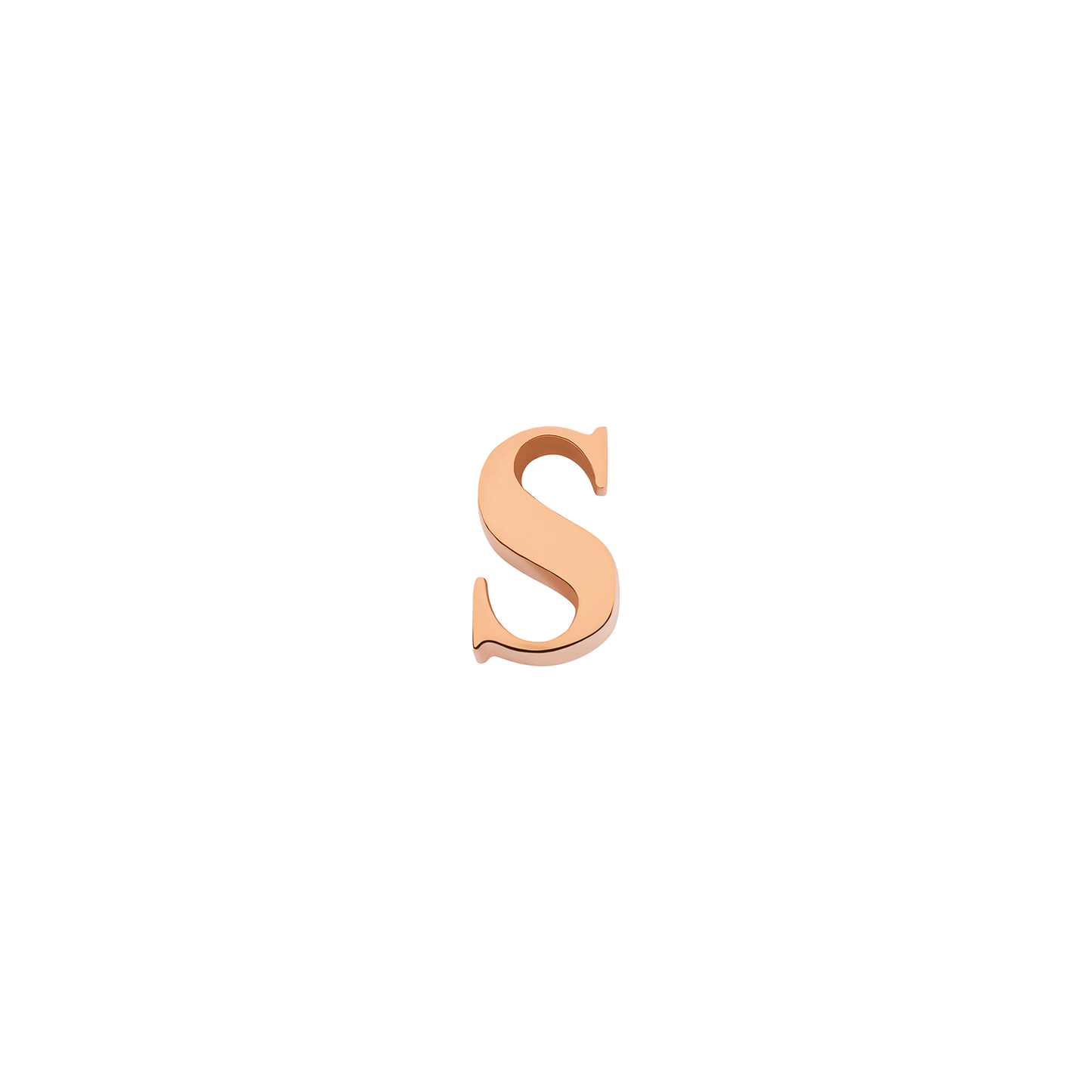Made Mine Charms - Didot Initial Charm (Rose Gold)