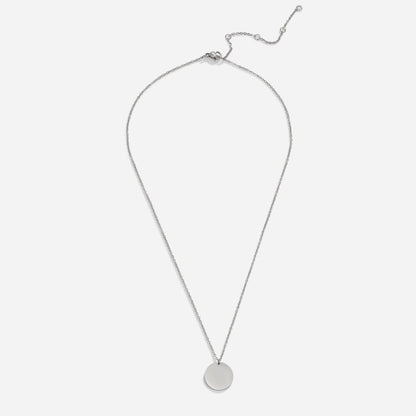 Silver Coin Necklace