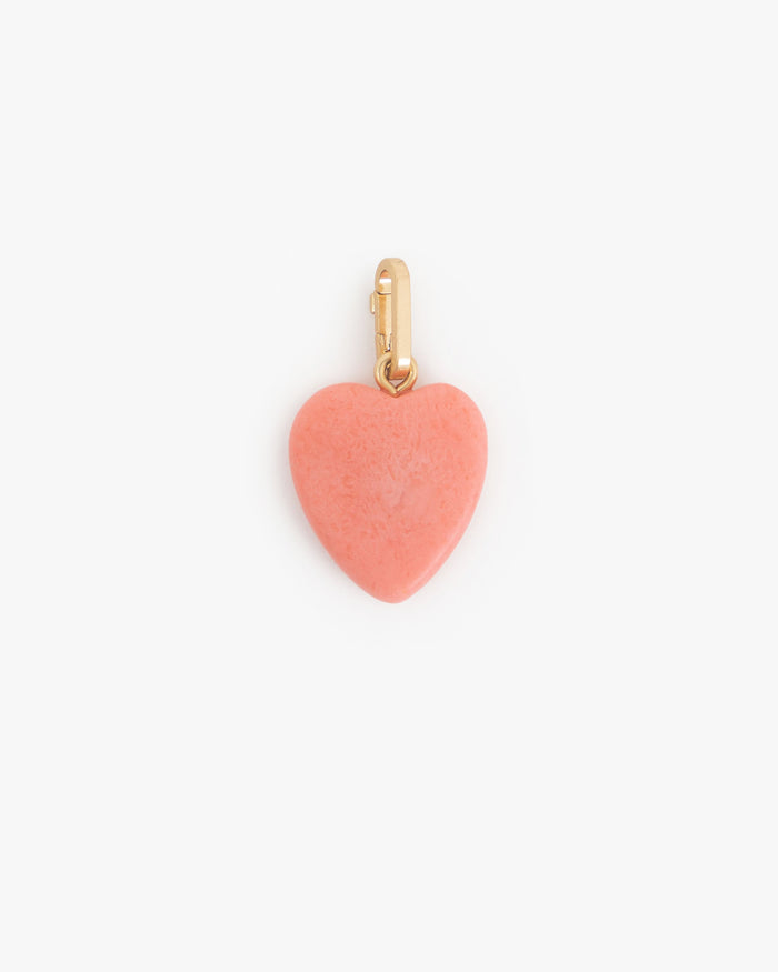 Stone Heart Charm