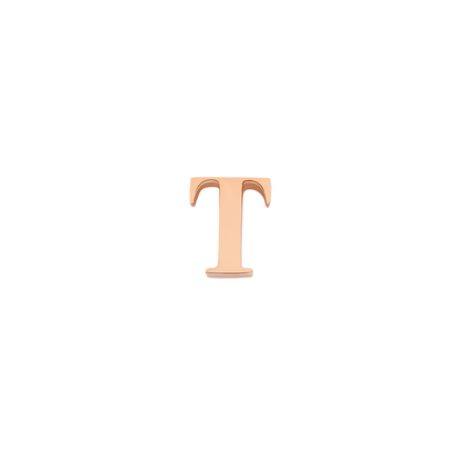 Made Mine Charms - Didot Initial Charm (Rose Gold)