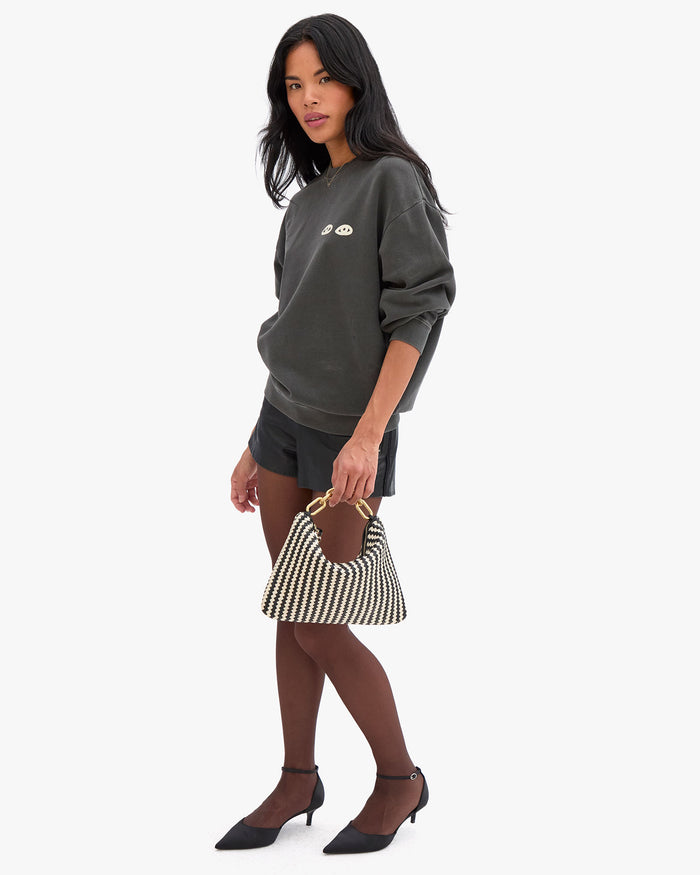 Sandra holding Top Handle Bebe
